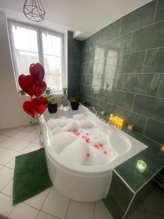 Evasion Tropicale - Studio Avec Spa, Cosy Et Renove Au Coeur De Soissons - 2 Pers Esterno foto