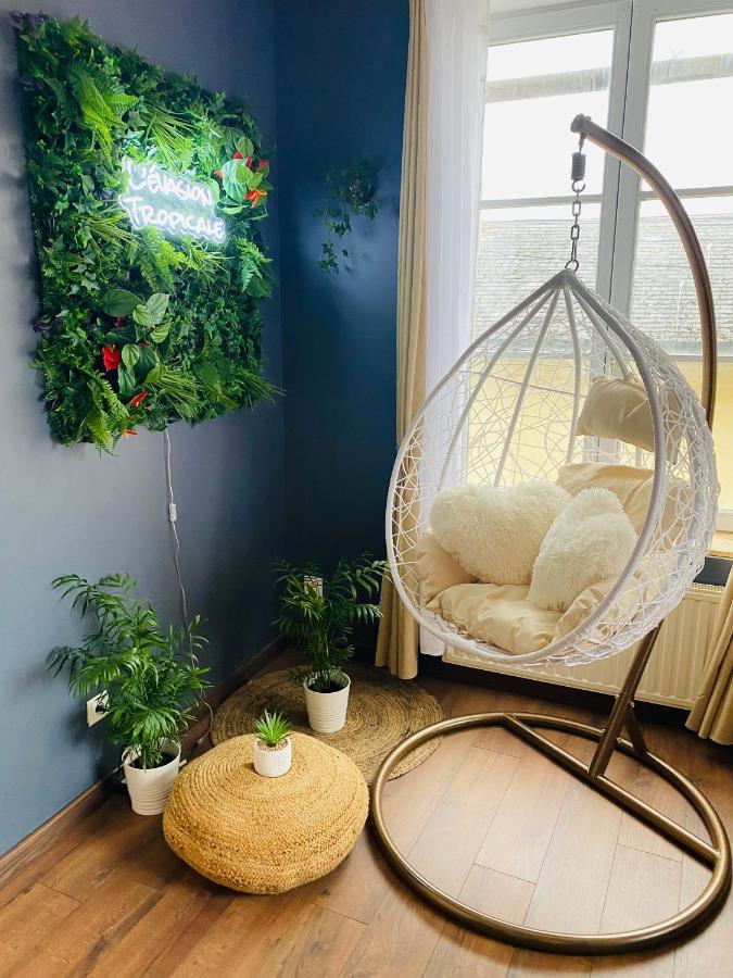 Evasion Tropicale - Studio Avec Spa, Cosy Et Renove Au Coeur De Soissons - 2 Pers Esterno foto